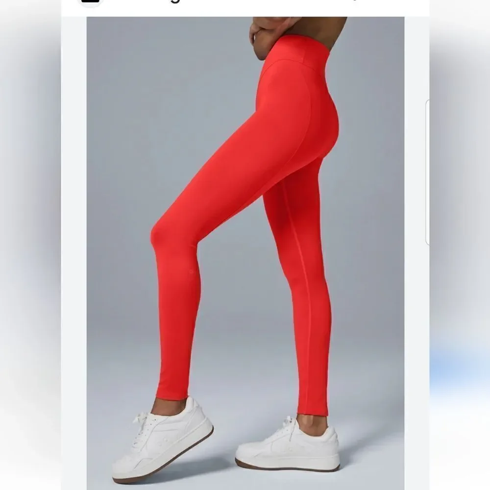 Alo Yoga Medium Orange low Waist Airlift Legging. - Picture 2 of 14